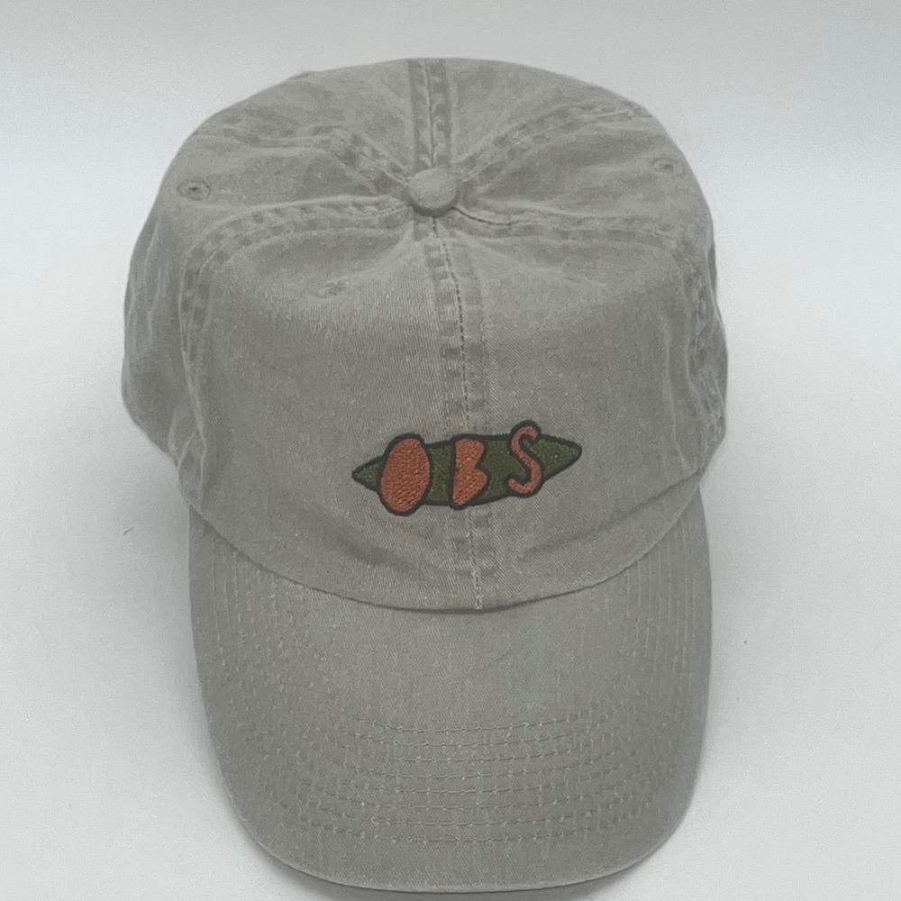 OBS Embroidered Hat‎ Adams Essentials Beige Baseball Cap